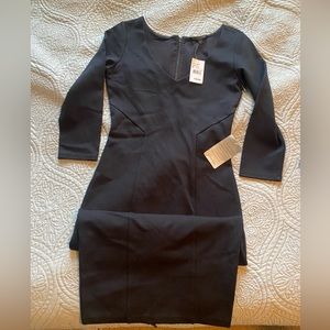 Black zipper dress from Felicity and Coco